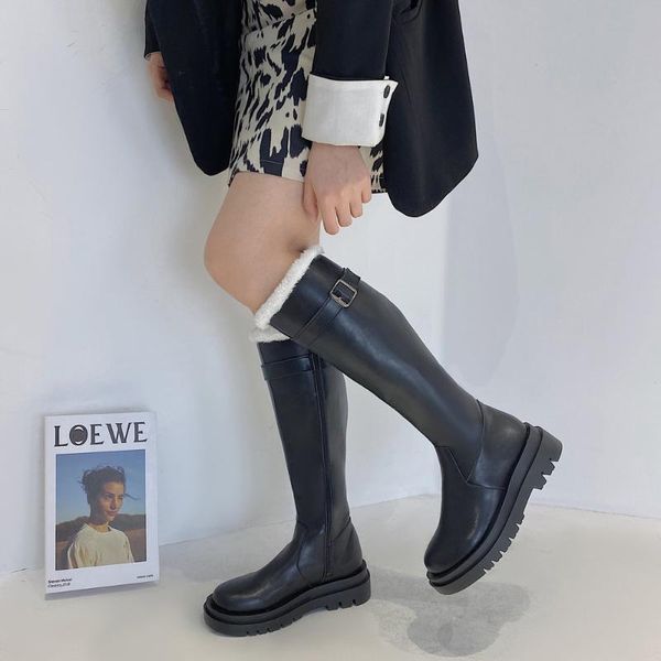 boots black knee high platform women shoes thigh metal buckle chunky motorcycle punk
boots black knee high platform women shoes thigh metal buckle chunky motorcycle punk
