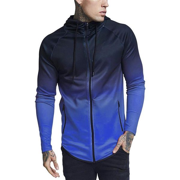 men's jackets slim hooded zipper bomber jacket sport casual streetwear color blocking gradient print outerwear male clothing, Black;brown
men's jackets slim hooded zipper bomber jacket sport casual streetwear color blocking gradient print outerwear male clothing, Black;brown