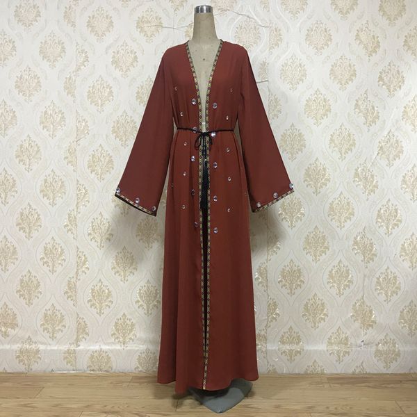 turkish islamic clothing muslim open abaya women elegant diamond kimono long robe caftan elbise maxi casual lace-up hijab dress, Red
turkish islamic clothing muslim open abaya women elegant diamond kimono long robe caftan elbise maxi casual lace-up hijab dress, Red