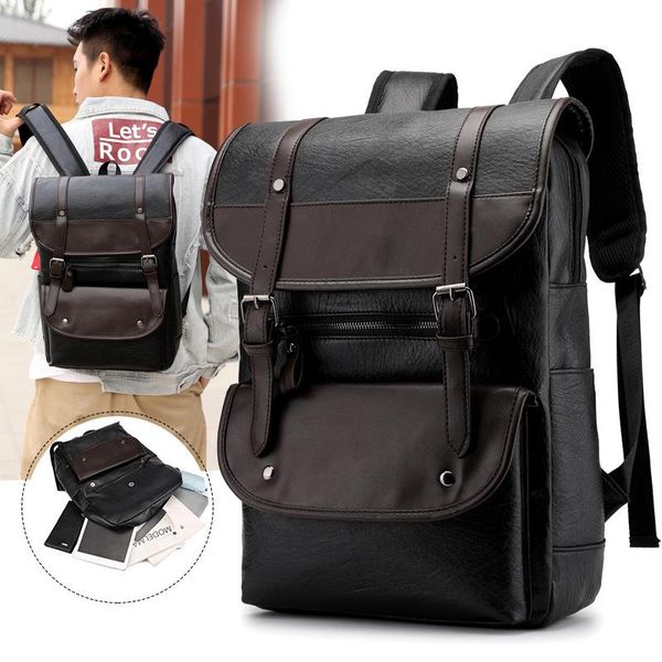 backpack 2021 vintage men's bags man casual pu leather men mochila travel for lapbusiness big capacity
backpack 2021 vintage men's bags man casual pu leather men mochila travel for lapbusiness big capacity