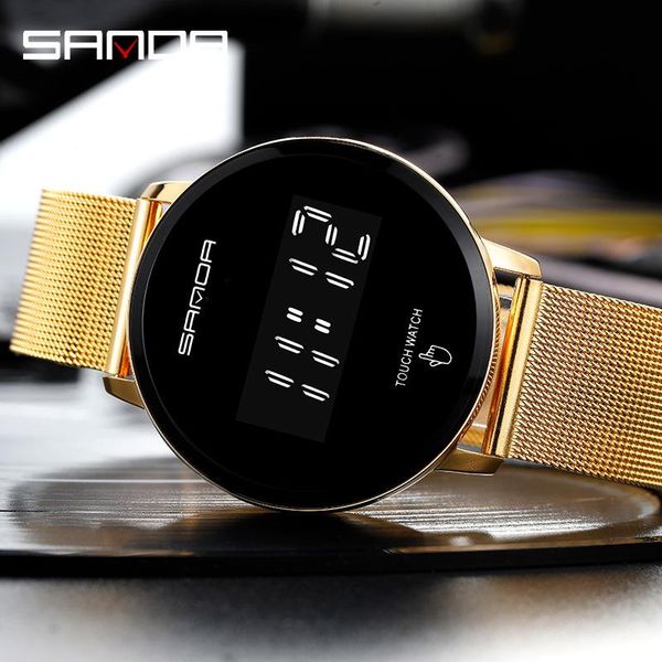 brand touch screen women watches led digital sport ladies wristwatch luxury mesh steel strap fashion female clock wristwatches, Slivery;brown
brand touch screen women watches led digital sport ladies wristwatch luxury mesh steel strap fashion female clock wristwatches, Slivery;brown