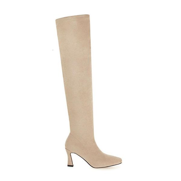 boots esveva western style pointed toe square high heel pu+leather over the knee platform women shoes size 34-431 byo5, Black
boots esveva western style pointed toe square high heel pu+leather over the knee platform women shoes size 34-431 byo5, Black