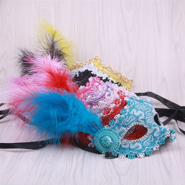 hats costume ball cap with side feather mask venice princess mask party stage performance props
hats costume ball cap with side feather mask venice princess mask party stage performance props
