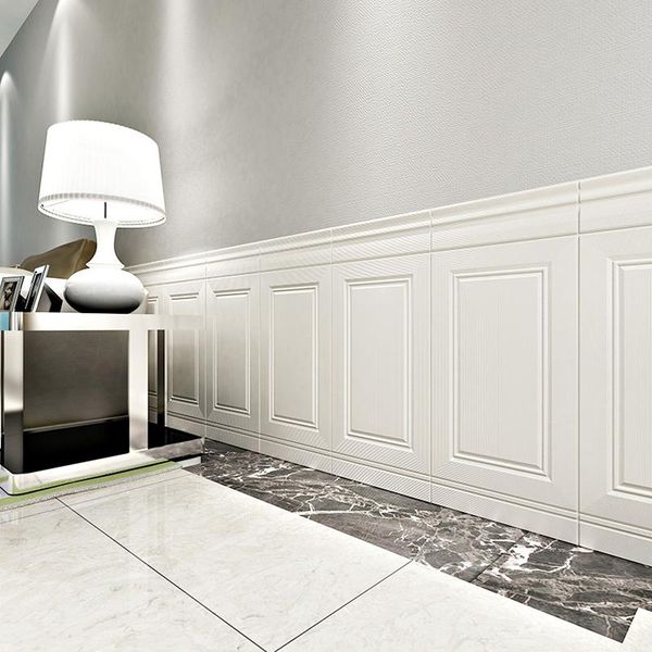 wall stickers european style foam wallpaper skirt waterproof self-adhesive renovation sticker white panel 3d 70x90cm
wall stickers european style foam wallpaper skirt waterproof self-adhesive renovation sticker white panel 3d 70x90cm