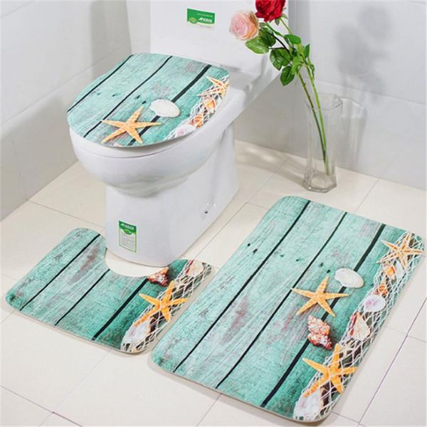 3pcs/set creative bathroom mat starfish butterfly dolphin conch shell printing washable toilet seat non-slip floor set covers
3pcs/set creative bathroom mat starfish butterfly dolphin conch shell printing washable toilet seat non-slip floor set covers