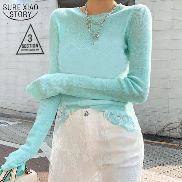 spring thin knitted shirt women korean o neck clothes high elastic casual blouse femme camisas mujer 12988 210508, White
spring thin knitted shirt women korean o neck clothes high elastic casual blouse femme camisas mujer 12988 210508, White