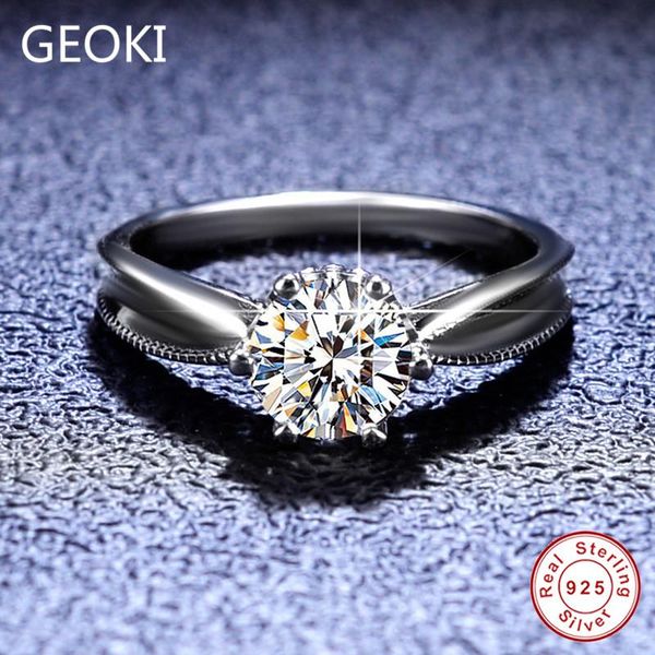cluster rings geoki passed diamond test 1 ct perfect cut d color vvs1 moissanite zipper shaped ring 925 sterling silver engagement jewelry, Golden;silver
cluster rings geoki passed diamond test 1 ct perfect cut d color vvs1 moissanite zipper shaped ring 925 sterling silver engagement jewelry, Golden;silver