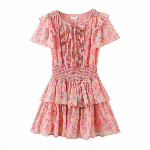 sweet floral print holiday womens dress lace up o neck flying sleeve sundress elastic waist a line summer short robe, Black;gray
sweet floral print holiday womens dress lace up o neck flying sleeve sundress elastic waist a line summer short robe, Black;gray