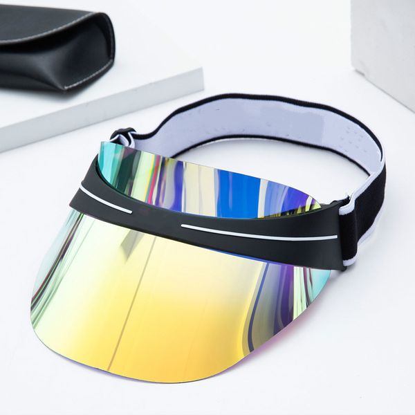 2021 classic r visor fashion summer fashion men's and women's sun hat latest design dazzle color transparent pvc sun hat, Blue;gray
2021 classic r visor fashion summer fashion men's and women's sun hat latest design dazzle color transparent pvc sun hat, Blue;gray