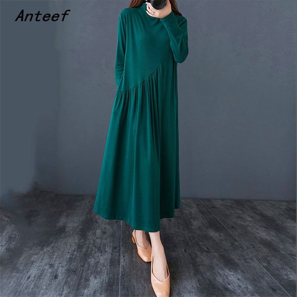 long sleeve plus size cotton vintage for women casual loose spring autumn dress elegant clothes ladies dresses 210517, Black;gray
long sleeve plus size cotton vintage for women casual loose spring autumn dress elegant clothes ladies dresses 210517, Black;gray