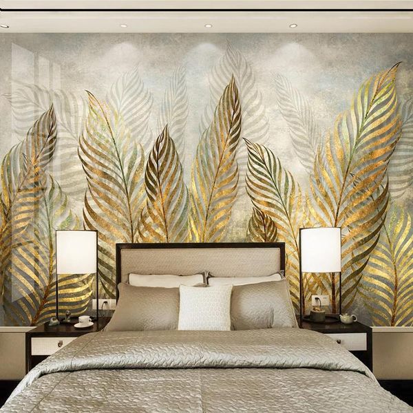 wallpapers po wallpaper modern art 3d golden leaves mural living room tv sofa bedroom home decor self-adhesive waterproof wall stickers
wallpapers po wallpaper modern art 3d golden leaves mural living room tv sofa bedroom home decor self-adhesive waterproof wall stickers