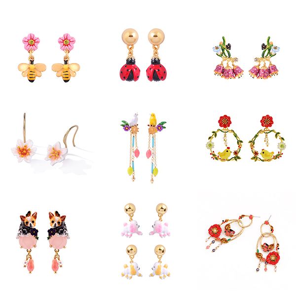 enameled bird earrings fresh flower animal bird dangler earring 2021 trend jewelry for women creative animal insect eardrop, Golden;silver
enameled bird earrings fresh flower animal bird dangler earring 2021 trend jewelry for women creative animal insect eardrop, Golden;silver