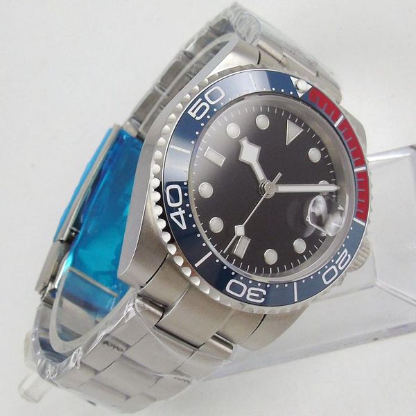 wristwatches 40mm sterile dial sapphire glass black blue red ceramic bezel seeing case back nh35a miyota 8215 automatic men's wristwatc, Slivery;brown
wristwatches 40mm sterile dial sapphire glass black blue red ceramic bezel seeing case back nh35a miyota 8215 automatic men's wristwatc, Slivery;brown