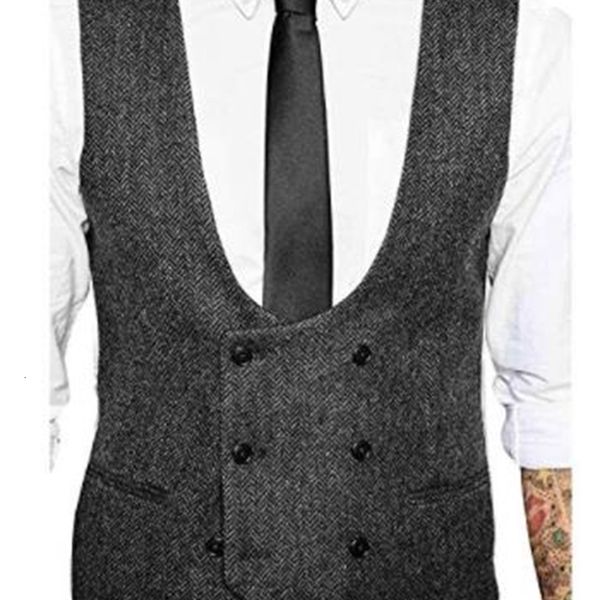 men's suits & blazers custom of dark gray men in tweed vest fine autumn and winter trespassed ihhb, White;black
men's suits & blazers custom of dark gray men in tweed vest fine autumn and winter trespassed ihhb, White;black