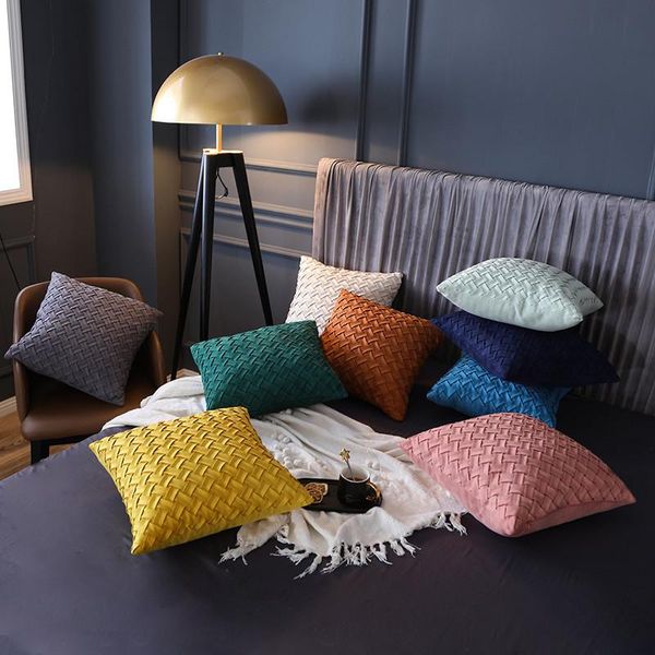 pillow pure color woven throw 45x45cm creative nordic light luxury suede car cushion for living room sofa decor
pillow pure color woven throw 45x45cm creative nordic light luxury suede car cushion for living room sofa decor