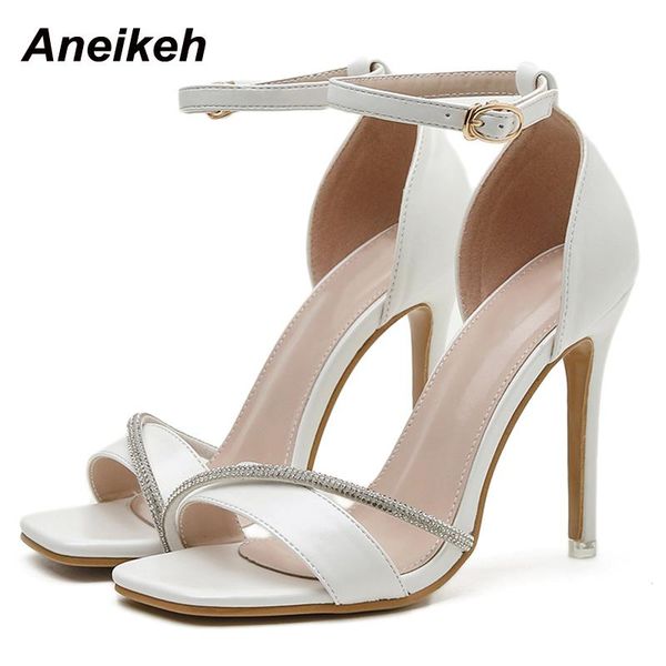 aneikeh shoes for women 2021 buckle pu fashion sandalias summer party bling concise shallow polka dot elegant cover heel sandals, Black
aneikeh shoes for women 2021 buckle pu fashion sandalias summer party bling concise shallow polka dot elegant cover heel sandals, Black
