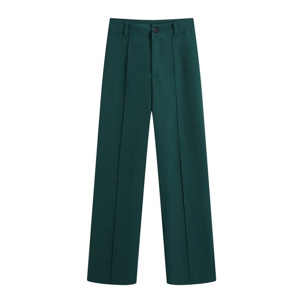 women's pants fashion high waist bottle green loose long suit pants casual female wide leg trousers 210721, Black;white
women's pants fashion high waist bottle green loose long suit pants casual female wide leg trousers 210721, Black;white