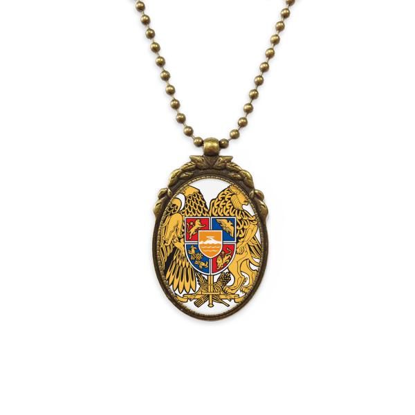 pendant necklaces yerevan armenia national emblem antique brass necklace vintage jewelry deluxe gift, Silver
pendant necklaces yerevan armenia national emblem antique brass necklace vintage jewelry deluxe gift, Silver