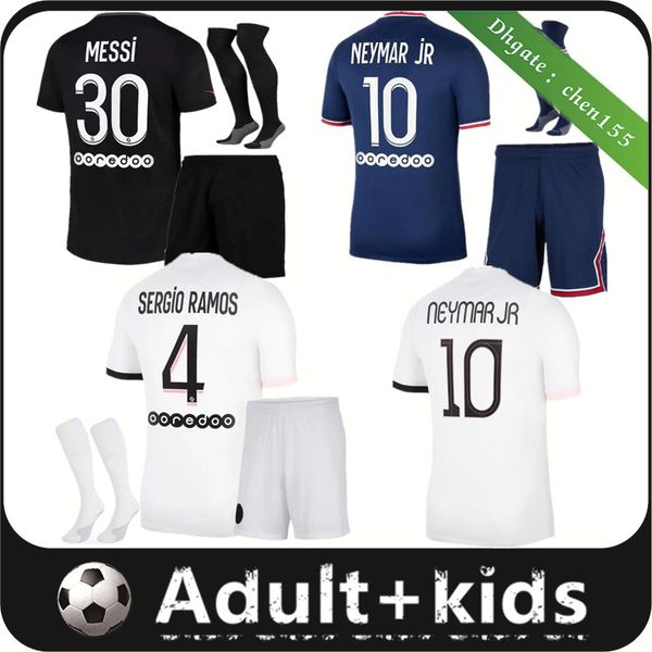 21 22 kids kit messi soccer jersey mbappe kean neymar jr sergio ramos di maria draxler men football shirt 2021 2022 maillots marquinhos verr, Black;yellow 
21 22 kids kit messi soccer jersey mbappe kean neymar jr sergio ramos di maria draxler men football shirt 2021 2022 maillots marquinhos verr, Black;yellow