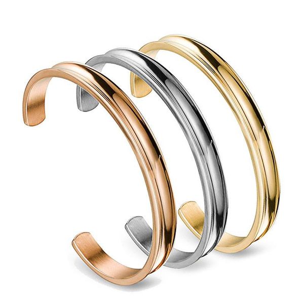 bangle simple trend c-shaped concave open stainless steel bracelet party banquet jewelry gift, Black
bangle simple trend c-shaped concave open stainless steel bracelet party banquet jewelry gift, Black