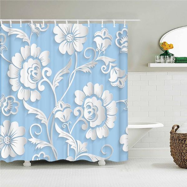 shower curtains european flower geometry pattern fabric curtain bathroom with hooks waterproof printing bath home decor
shower curtains european flower geometry pattern fabric curtain bathroom with hooks waterproof printing bath home decor