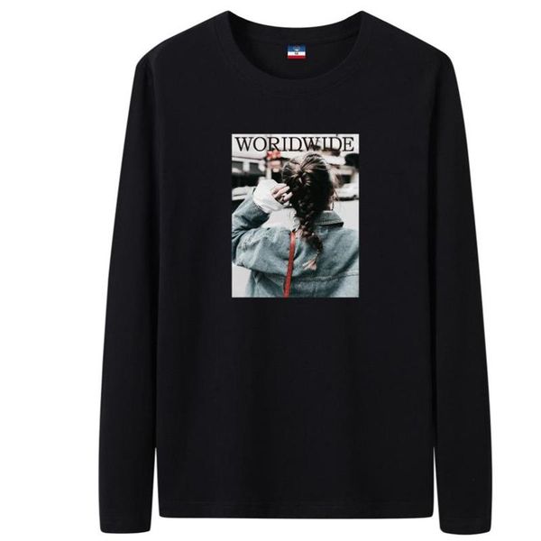 men's t-shirts men's long sleeve cotton tees fashion clothing casual sleeves, White;black
men's t-shirts men's long sleeve cotton tees fashion clothing casual sleeves, White;black