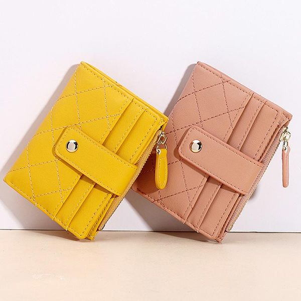 wallets 2021 pu leather women wallet candy color hasp small slim coin pocket purse card holders, Red;black
wallets 2021 pu leather women wallet candy color hasp small slim coin pocket purse card holders, Red;black