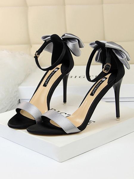 summer sandals female fashion party womens shoes dancing high heels bows color blocking open toe, Black
summer sandals female fashion party womens shoes dancing high heels bows color blocking open toe, Black