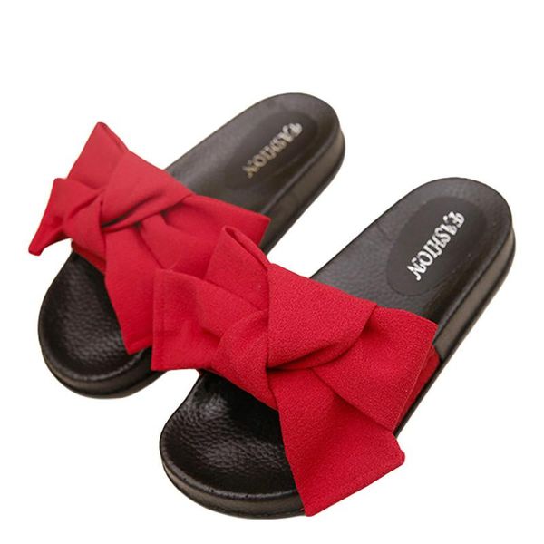 slippers women bow fabric butterfly-knot slides rubber flat sandals home casual plus size women's shoes, Black
slippers women bow fabric butterfly-knot slides rubber flat sandals home casual plus size women's shoes, Black