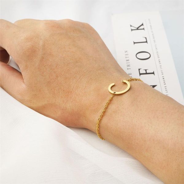 charm bracelets stainless steel sideways initial bracelet big letter alphabet over sized bridesmaid and mothers day gift 003, Golden;silver
charm bracelets stainless steel sideways initial bracelet big letter alphabet over sized bridesmaid and mothers day gift 003, Golden;silver