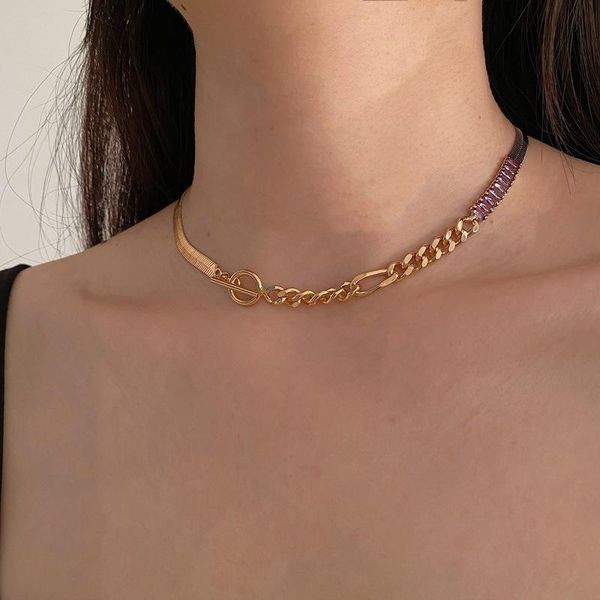 chokers punk romantic elegant purple square crystal asymmetric snake clavicle chain necklace charm girl party jewelry gift, Golden;silver
chokers punk romantic elegant purple square crystal asymmetric snake clavicle chain necklace charm girl party jewelry gift, Golden;silver