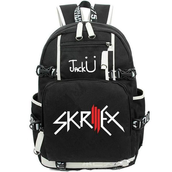 backpack twipz skrillex daypack jack u schoolbag singer music rucksack satchel school bag computer day pack
backpack twipz skrillex daypack jack u schoolbag singer music rucksack satchel school bag computer day pack
