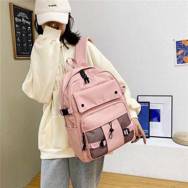 backpack four petal flower korean junior high school students schoolbag fashion nylon mesh large capacity
backpack four petal flower korean junior high school students schoolbag fashion nylon mesh large capacity