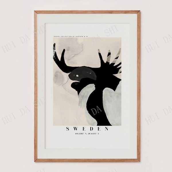 paintings sweden travel print, abstract prints, wanderlust printable art, minimal poster, elk scandinavian decor
paintings sweden travel print, abstract prints, wanderlust printable art, minimal poster, elk scandinavian decor