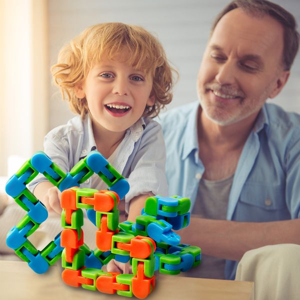 3pcs toys colorful puzzle sensory tracks snap and click fidget toys kids fidget toys stress relief rotate and shape 24bit wacky
3pcs toys colorful puzzle sensory tracks snap and click fidget toys kids fidget toys stress relief rotate and shape 24bit wacky