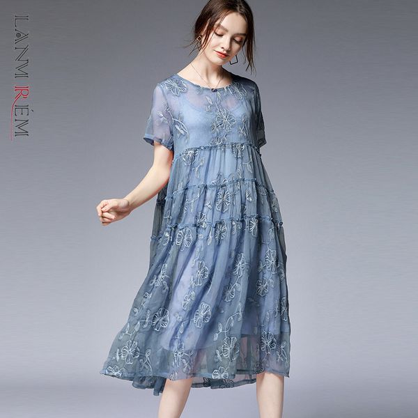 women pink big size lace dress contain sling round neck short sleeve loose fit female fashion tide summer 2e1716 210507, Black;gray
women pink big size lace dress contain sling round neck short sleeve loose fit female fashion tide summer 2e1716 210507, Black;gray