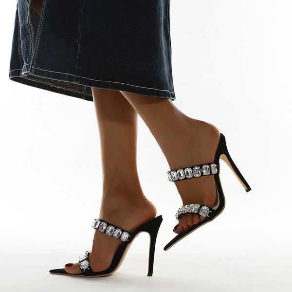 official website 70% off outlet women high heel2021 roman style rhinestone simple sandals and slippers, Black
official website 70% off outlet women high heel2021 roman style rhinestone simple sandals and slippers, Black