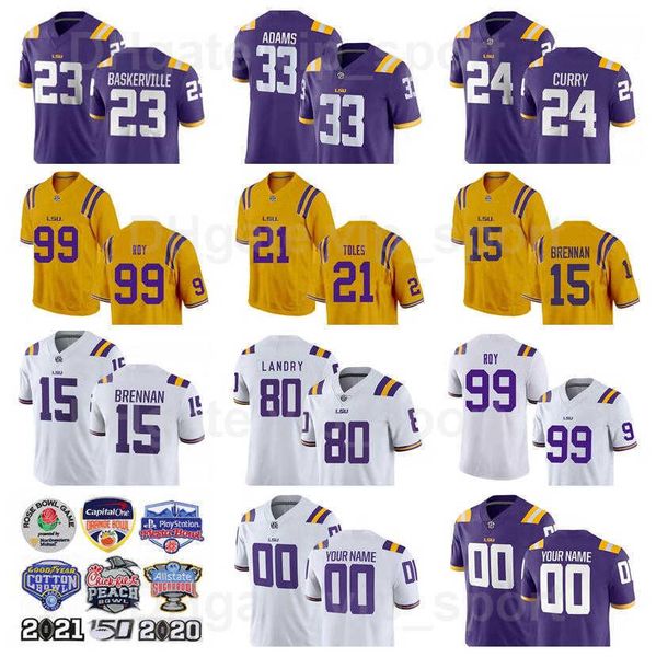 ncaa college football lsu tigers 23 micah baskerville jersey 28 major burns 21 toles 99 jaquelin roy 15 myles brennan 24 chris curry, Black
ncaa college football lsu tigers 23 micah baskerville jersey 28 major burns 21 toles 99 jaquelin roy 15 myles brennan 24 chris curry, Black