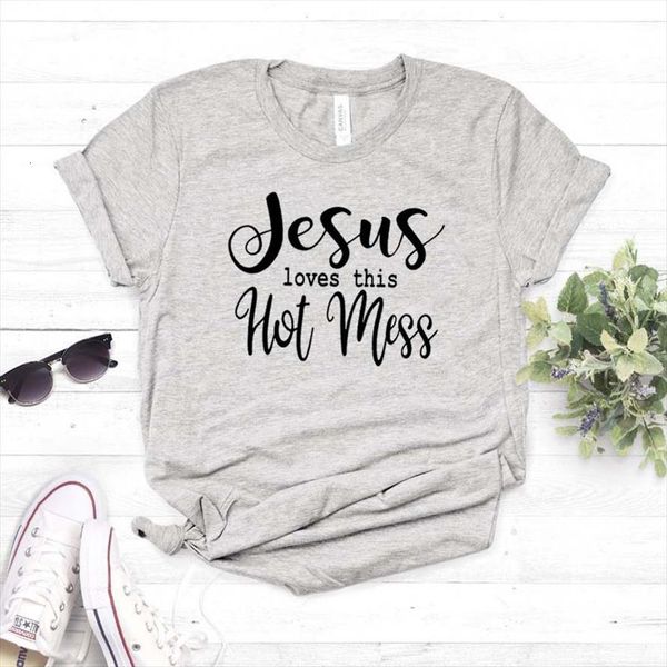 jesus loves this mess men t shirt and womens cotton casual funny for lady yong girl tee 6 color, White;black
jesus loves this mess men t shirt and womens cotton casual funny for lady yong girl tee 6 color, White;black