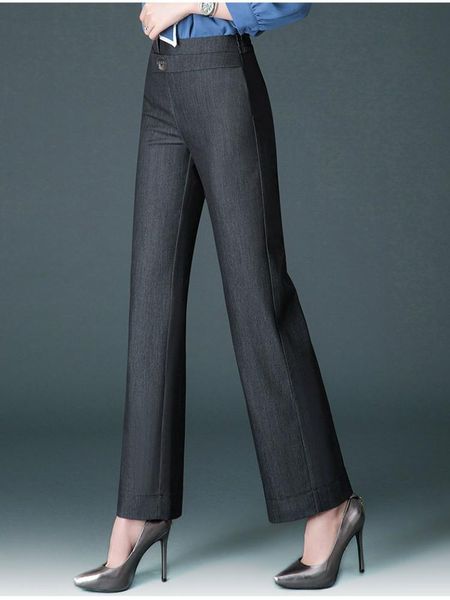 women's pants & capris 2021 spring and autumn office lady plus size stretch waist female women brand straight clothes, Black;white
women's pants & capris 2021 spring and autumn office lady plus size stretch waist female women brand straight clothes, Black;white