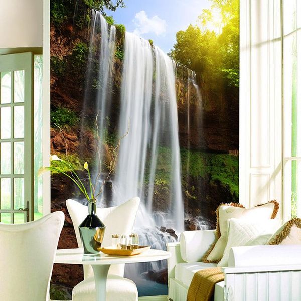 wallpapers wholesale 3d wall po murals for living room waterfall mural background entranceway chinese style
wallpapers wholesale 3d wall po murals for living room waterfall mural background entranceway chinese style