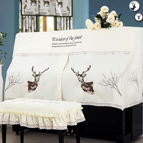 other household sundries half and full piano cover with stool style contains natural rural european lace deer pattern dust-proof covers
other household sundries half and full piano cover with stool style contains natural rural european lace deer pattern dust-proof covers
