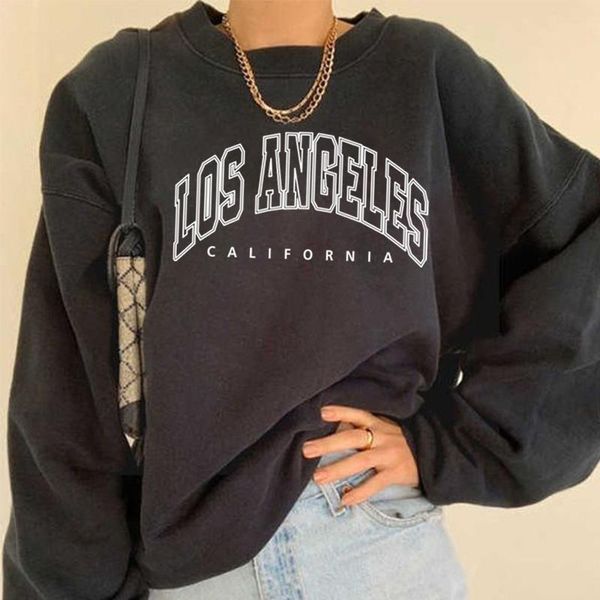 women's hoodies & sweatshirts los angeles california vintage american print oversized sweatshirt women pullovers long sleeve streetwear, Black
women's hoodies & sweatshirts los angeles california vintage american print oversized sweatshirt women pullovers long sleeve streetwear, Black