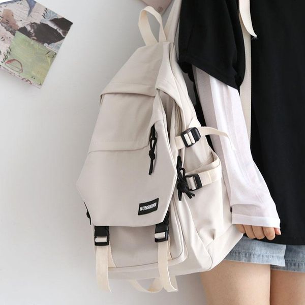 backpack solid color female women school bag for teenage girls 2021 nylon travel mochilas sac a dos ladies rucksack men pack
backpack solid color female women school bag for teenage girls 2021 nylon travel mochilas sac a dos ladies rucksack men pack