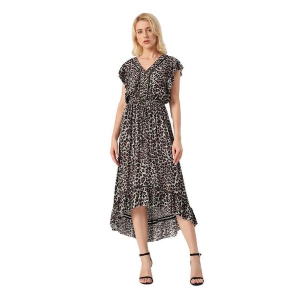 casual dresses .y.fantasy ms. summer long dress printed flower sling beach holiday ruffle, Black;gray
casual dresses .y.fantasy ms. summer long dress printed flower sling beach holiday ruffle, Black;gray