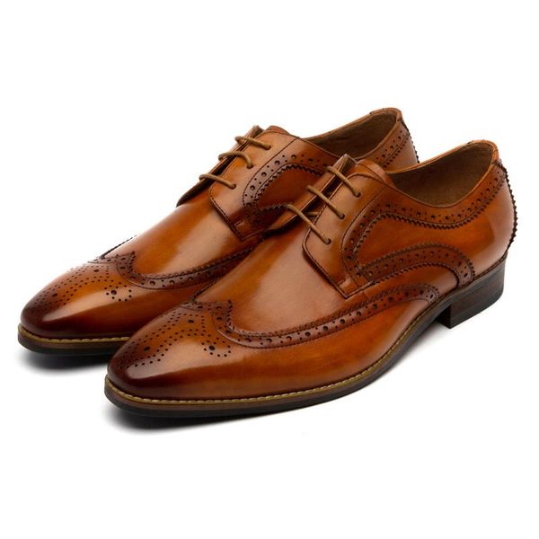 dress shoes genuine cow leather lace up wedding business mens casual flats vintage handmade oxford for men brown brogue, Black
dress shoes genuine cow leather lace up wedding business mens casual flats vintage handmade oxford for men brown brogue, Black