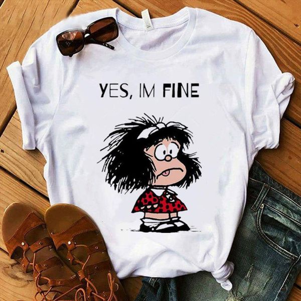 female cartoon paz mafalda and mens t shirts women or quiero cafe printed graphic harajuku funny tee, White;black
female cartoon paz mafalda and mens t shirts women or quiero cafe printed graphic harajuku funny tee, White;black