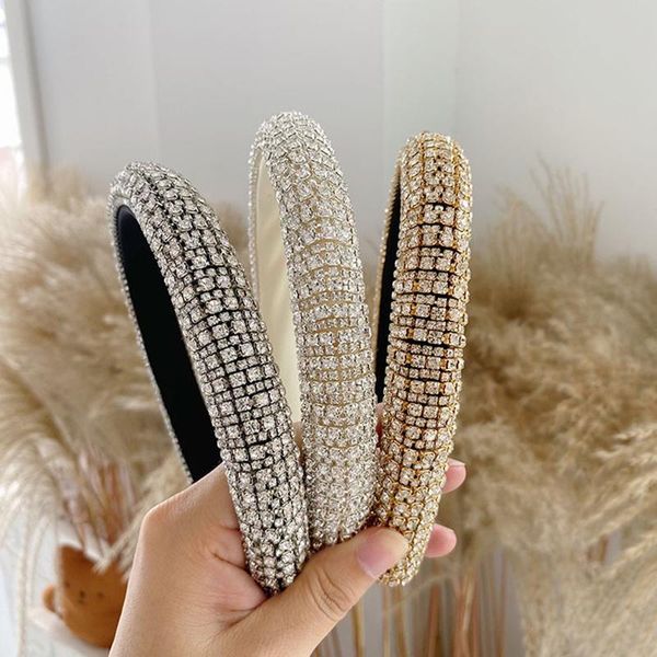 hair clips & barrettes korean style full rhinestone baroque sponge headband european and american wide brim high skull ornament, Golden;silver
hair clips & barrettes korean style full rhinestone baroque sponge headband european and american wide brim high skull ornament, Golden;silver