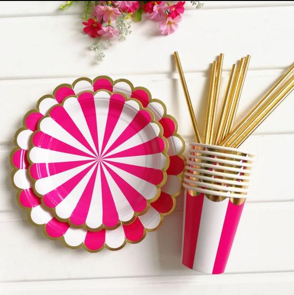 disposable dinnerware striped tableware rose red paper plates cup plate kids birthday supplies baby shower wedding party decor
disposable dinnerware striped tableware rose red paper plates cup plate kids birthday supplies baby shower wedding party decor