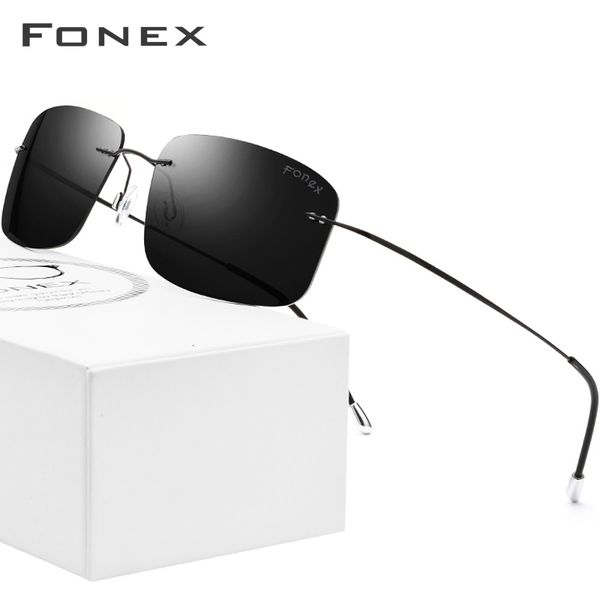 sunglasses fashion fonex titanium alloy rimless polarized men ultralight screwless frameless square glasses for women 20007, White;black
sunglasses fashion fonex titanium alloy rimless polarized men ultralight screwless frameless square glasses for women 20007, White;black